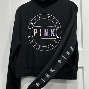 Victoria’s Secret PINK Watercolor Logo Beach Hoodie - Size Small